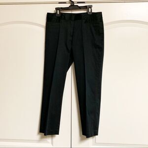 Lafayette 148 Black Flat Front Crop Ankle Capri Pant 4